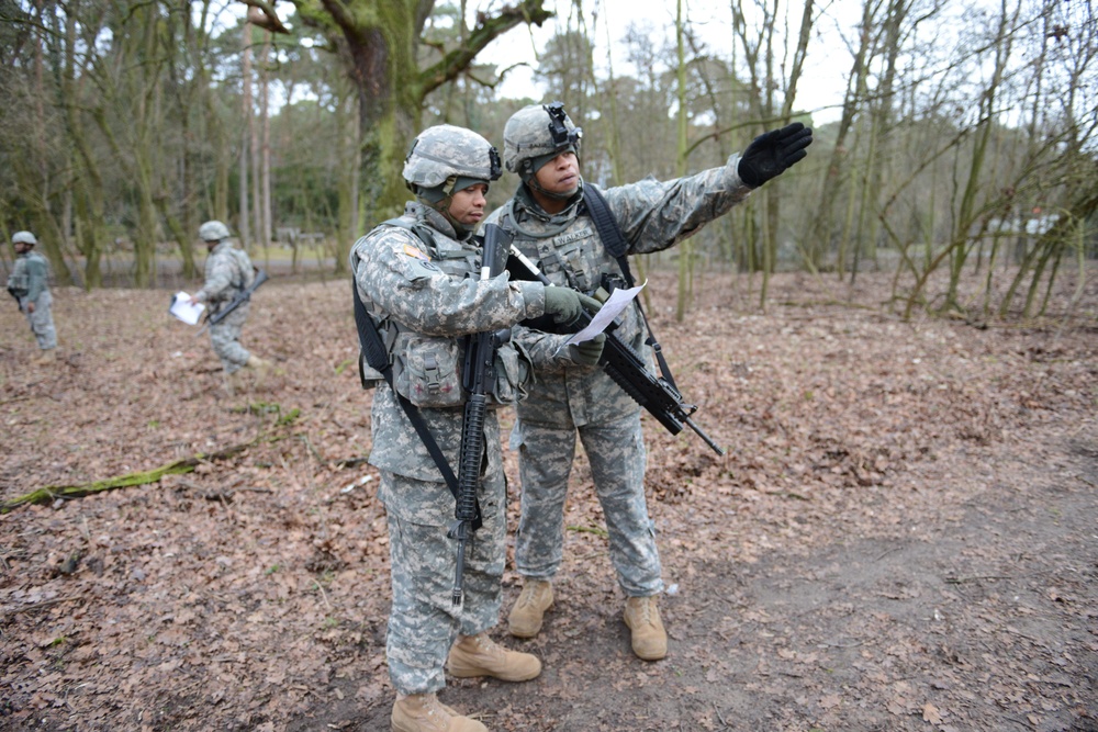 Field training exercise, land navigation