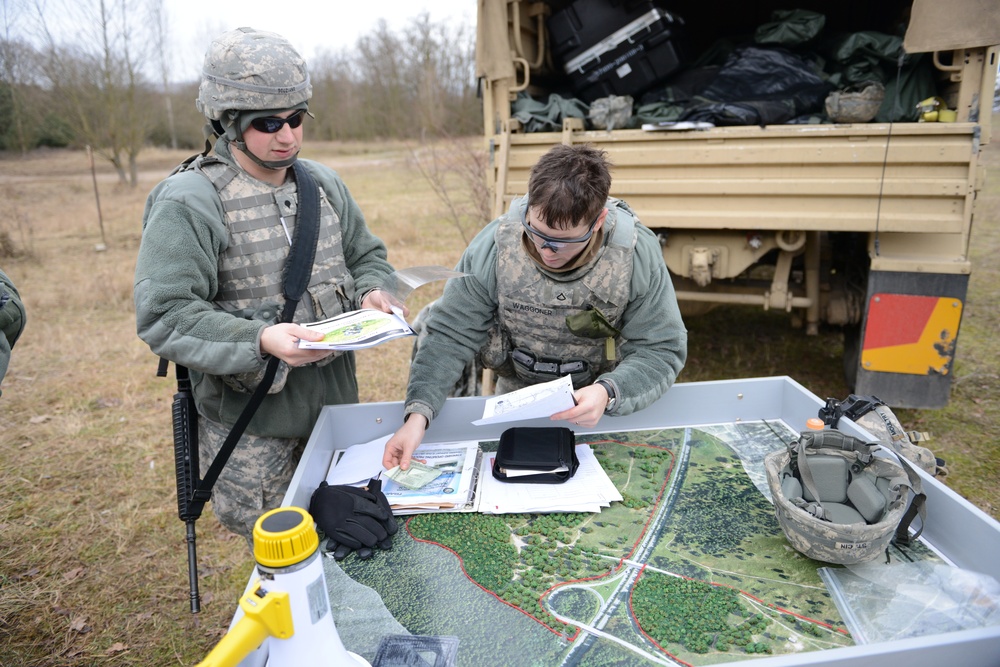 Field training exercise, land navigation