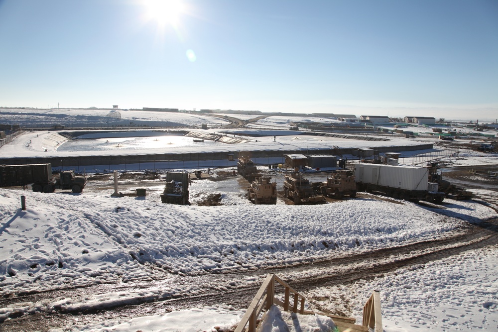 Snow begins to melt at FOB Sharana