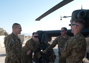 No Mercy soldiers go beyond the flight line
