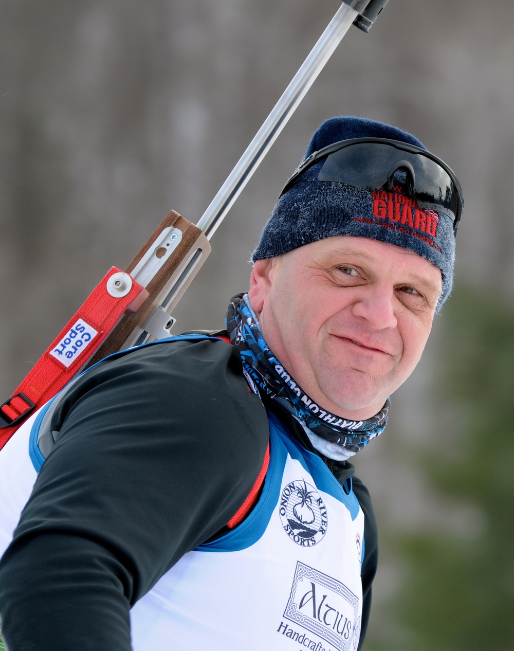New York National Guard soldier skis, shoots in biathlon competition