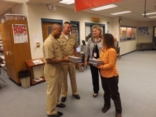 NRD Ohio chief’s eess donates to Newburg Middle School