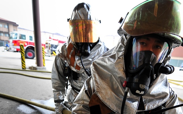 Firefighters train in Korea during BB 13-02