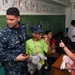 USS Stockdale community service project