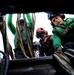 USS Carl Vinson flight deck barricade drills