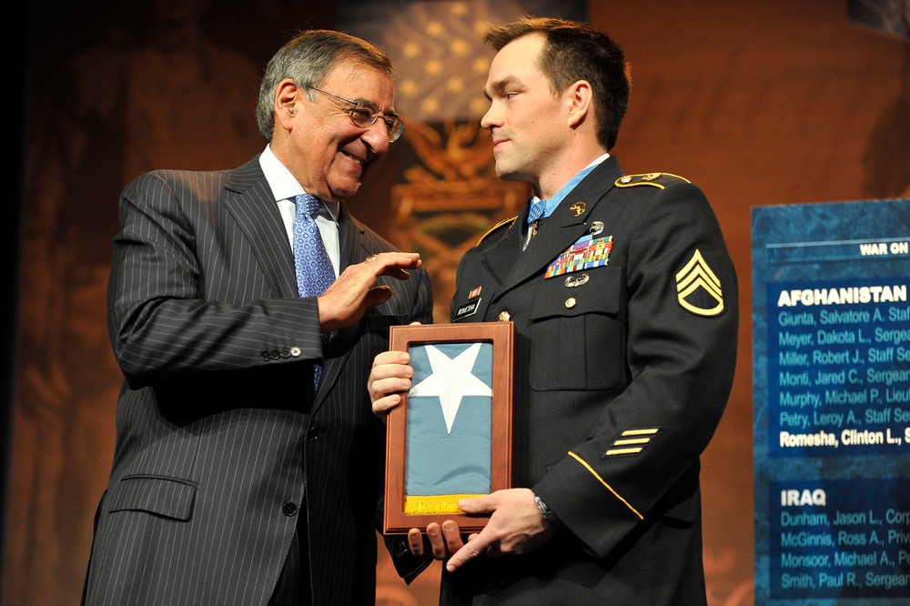 Romesha honored at Pentagon ceremony