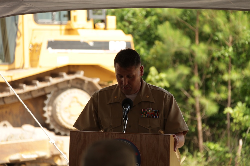 Ceremony at Camp Lejeune