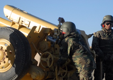 ANA proves skill at calling for fire; American, Romanian advisors amazed at skill and tenacity of cannoneers