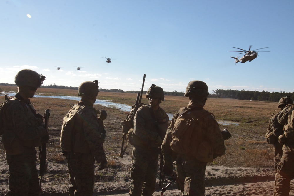 Air, ground Marines prepare for WTI