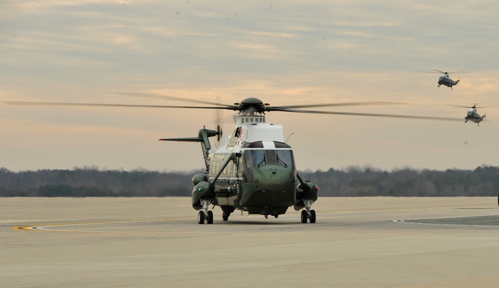 Joint Base Andrews 89th Airlift Wing supports presidential departure