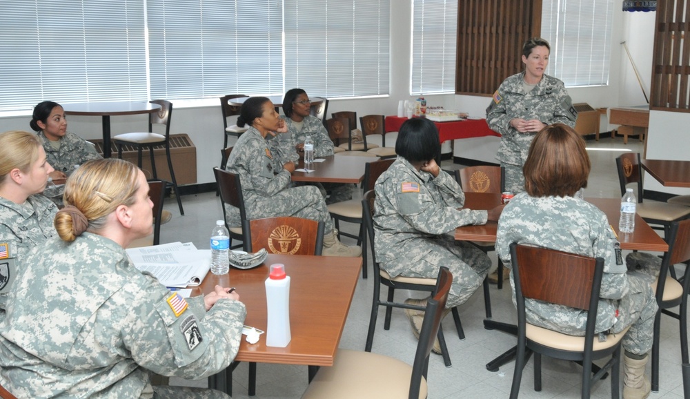 402nd FA female soldiers unite for first 'Sisters-in-Arms' meet