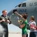 Group commander celebrates final flight