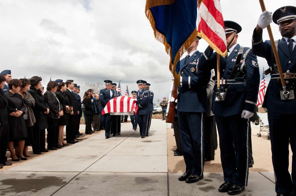 Airman laid to rest