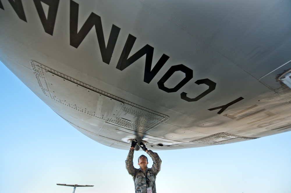 Travis AFB flight line operations