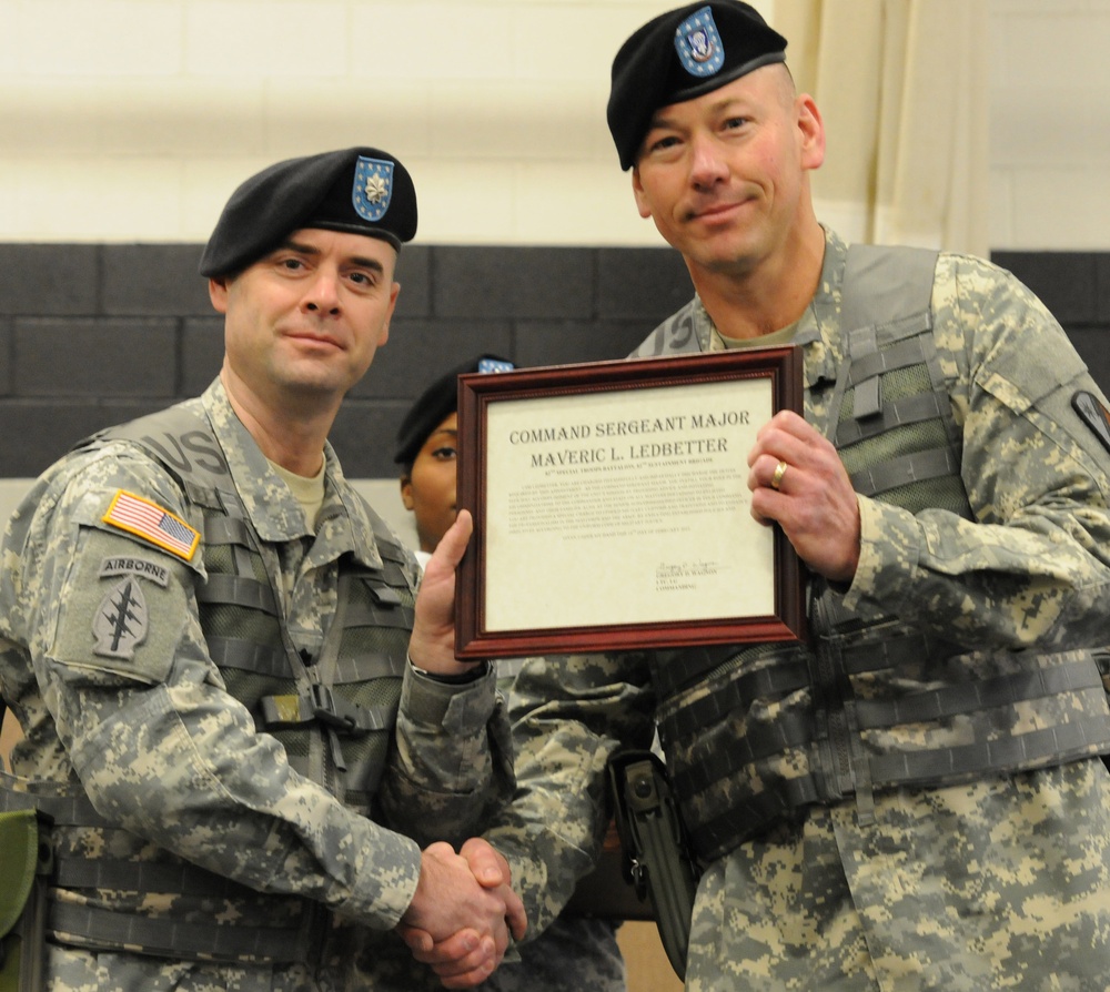 82nd STB welcomes new CSM