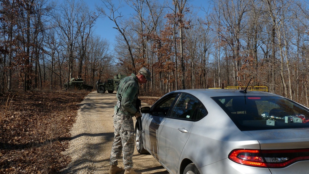 1137th Military Police Guardsmen conduct state emergency training
