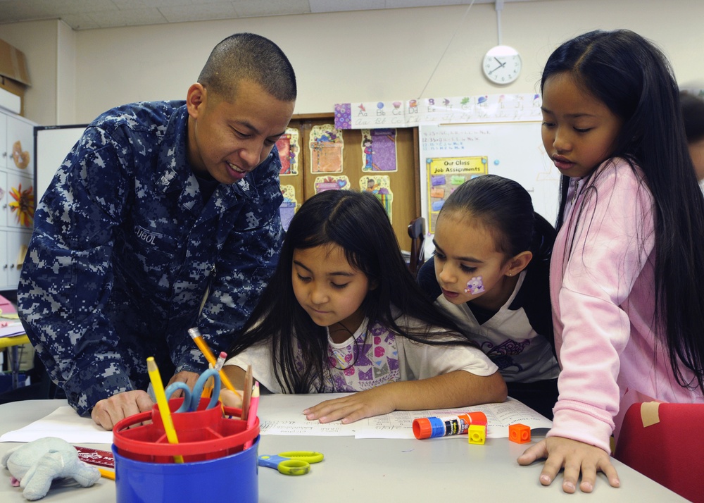 USS Blue Ridge community service event