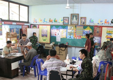 Multinational forces provide healthcare during Exercise Cobra Gold 2013
