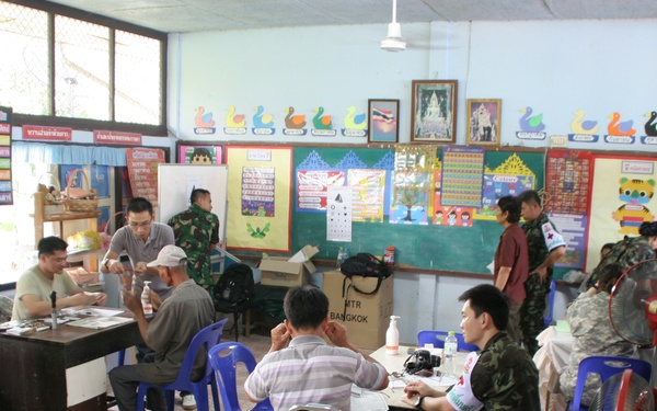 Multinational forces provide healthcare during Exercise Cobra Gold 2013