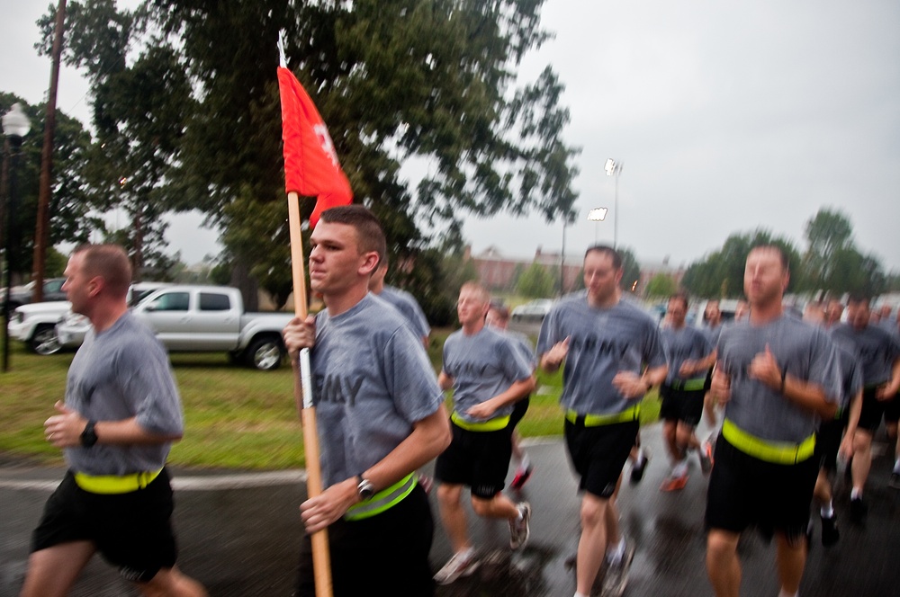 114th Signal Battalion run