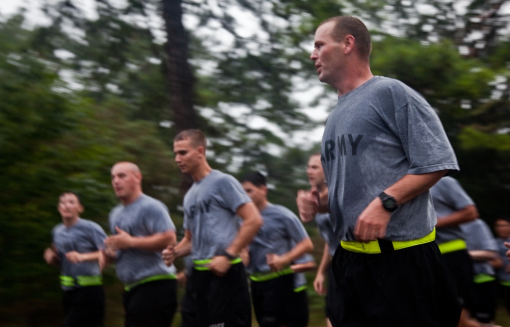 114th Signal Battalion run