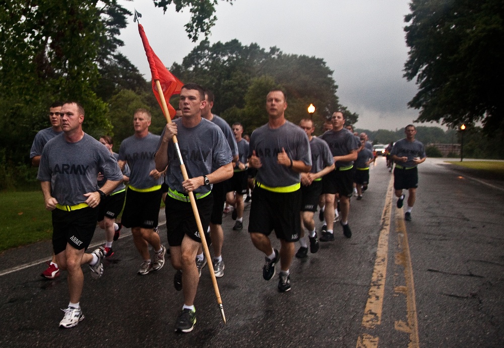 114th Signal Battalion run