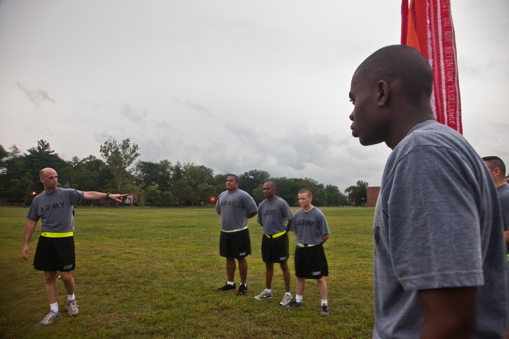 114th Signal Battalion run