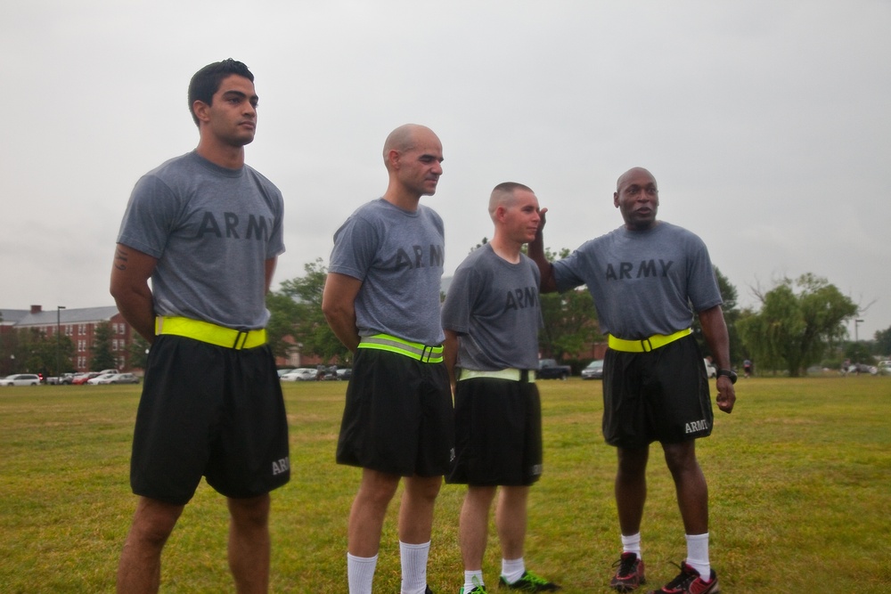 114th Signal Battalion run