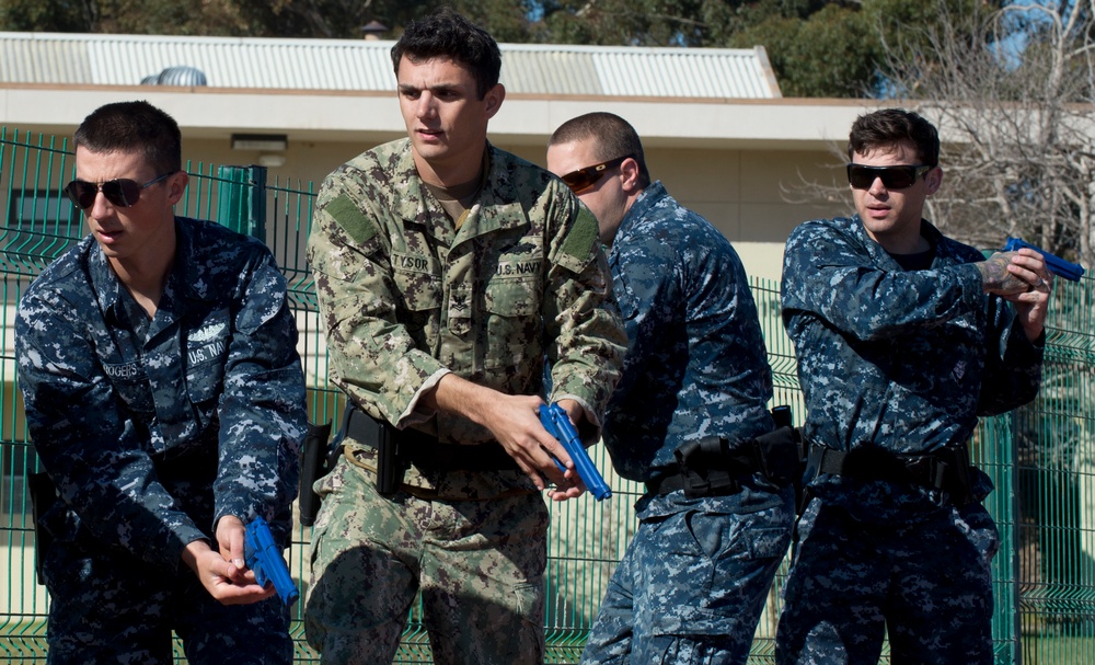 Auxiliary security force training