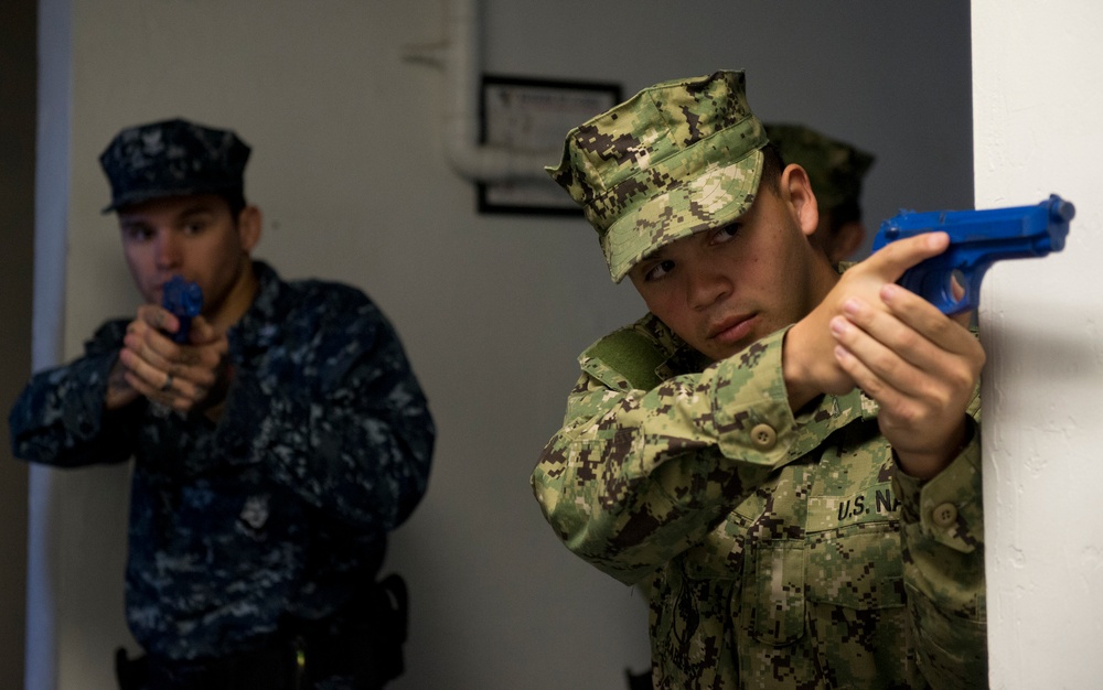 Auxiliary security force training