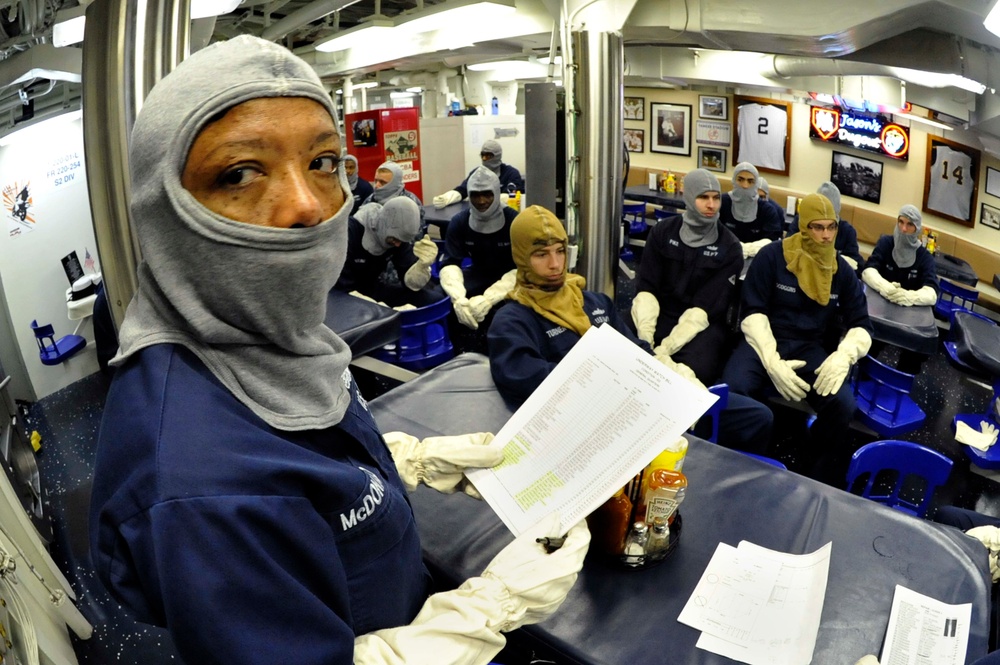 General quarters drill