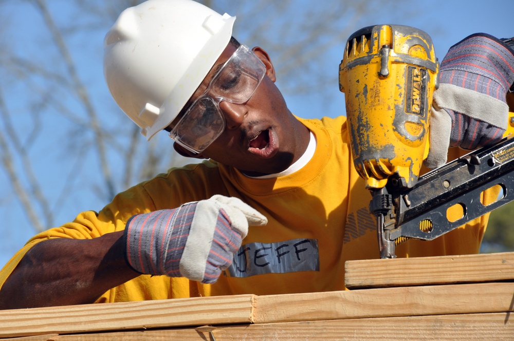 NRD Houston sailors build a house, build lives