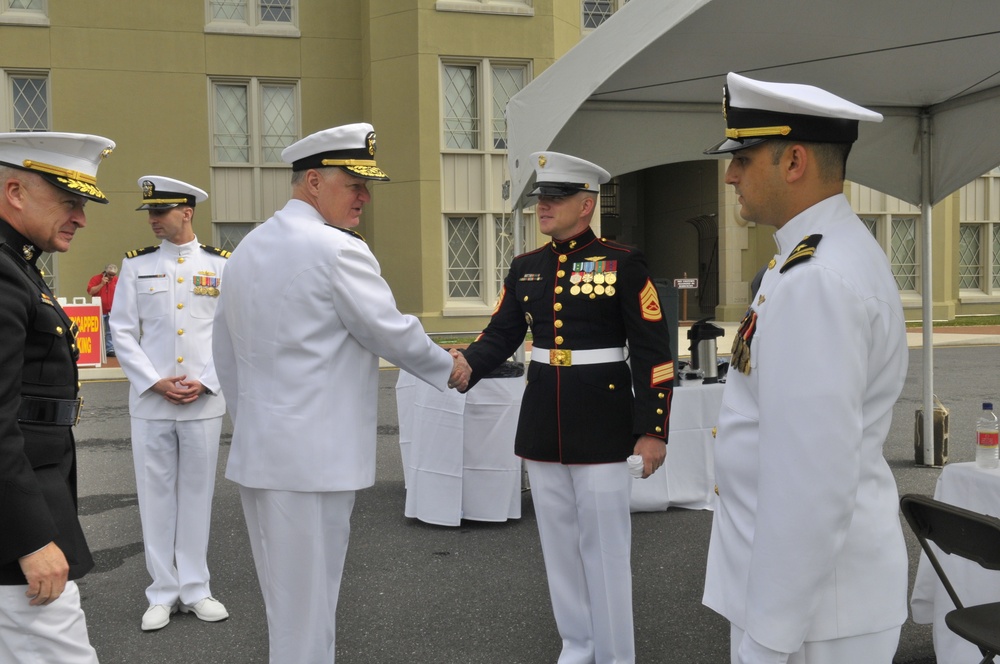 CNO attends commissioning ceremony