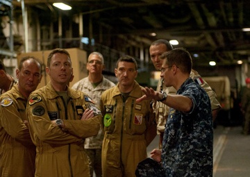 French colonel visits USS Peleliu