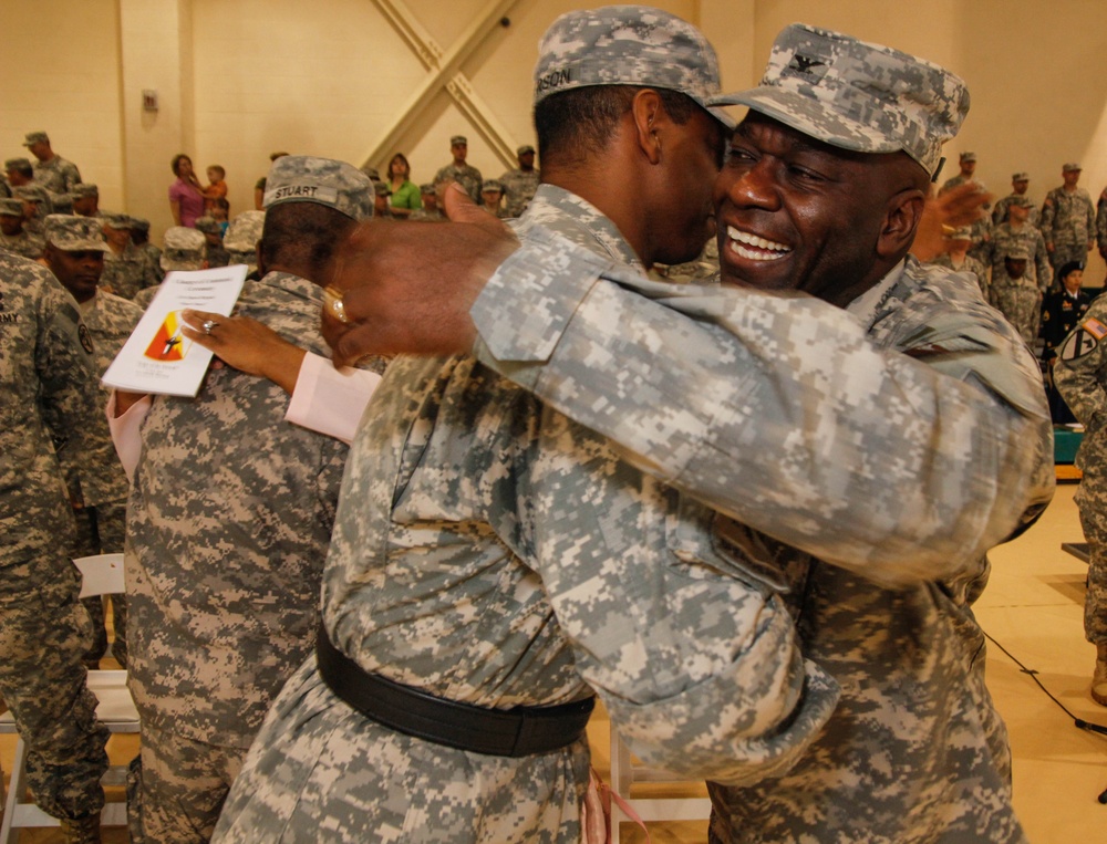 21st Signal Brigade change of command ceremony