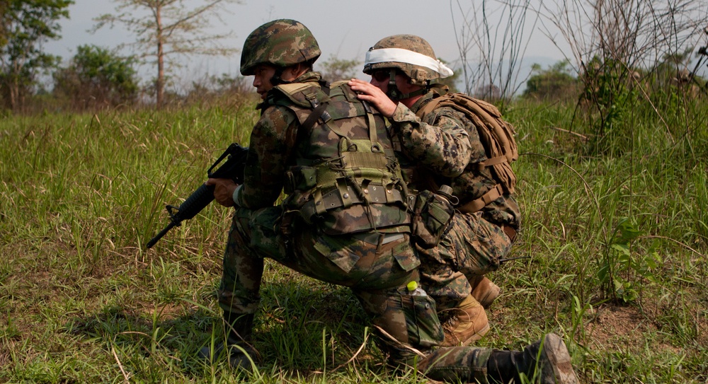 Thai, U.S. Marines bolster cohesion through live-fire attack drills