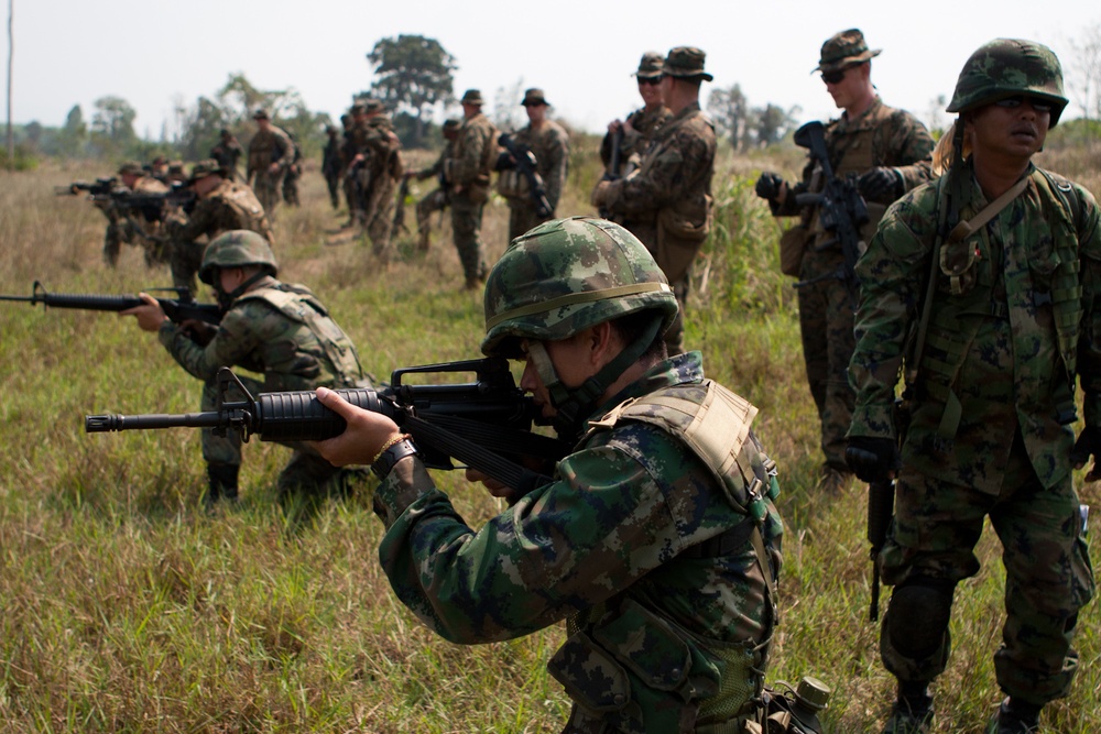 Thai, U.S. Marines bolster cohesion through live-fire attack drills
