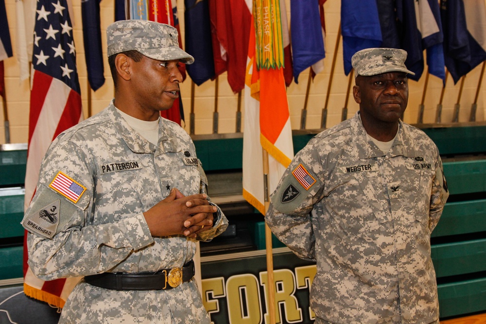 21st Signal Brigade change of command ceremony