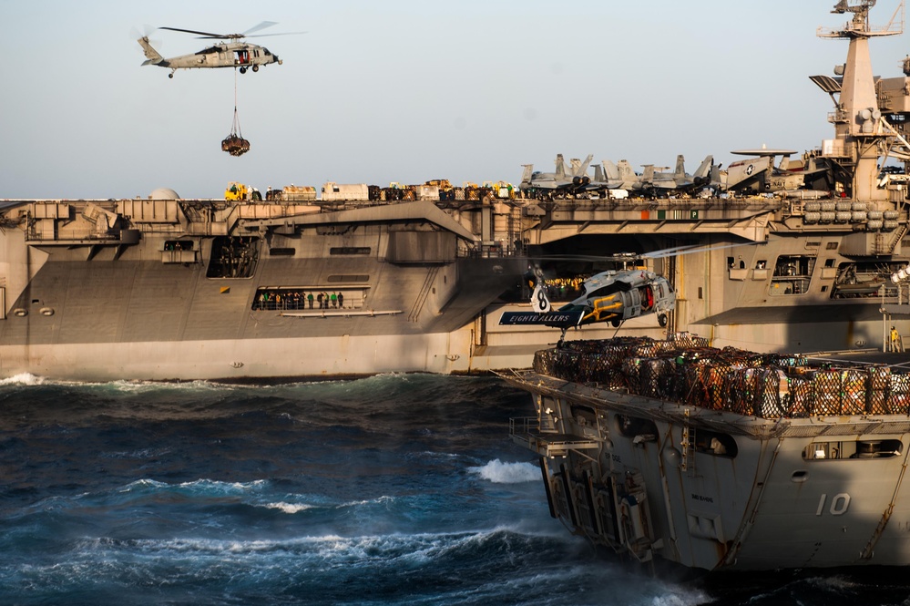 USS John C. Stennis replenishment