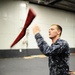 USS George H.W. Bush honor guard practice