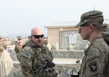 Command Sgt. Maj. Sasser coin ceremony