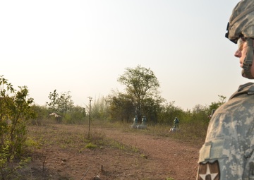 Korean soldiers augment Baker Company for Cobra Gold
