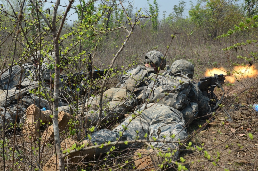 Korean soldiers augment Baker Company for Cobra Gold