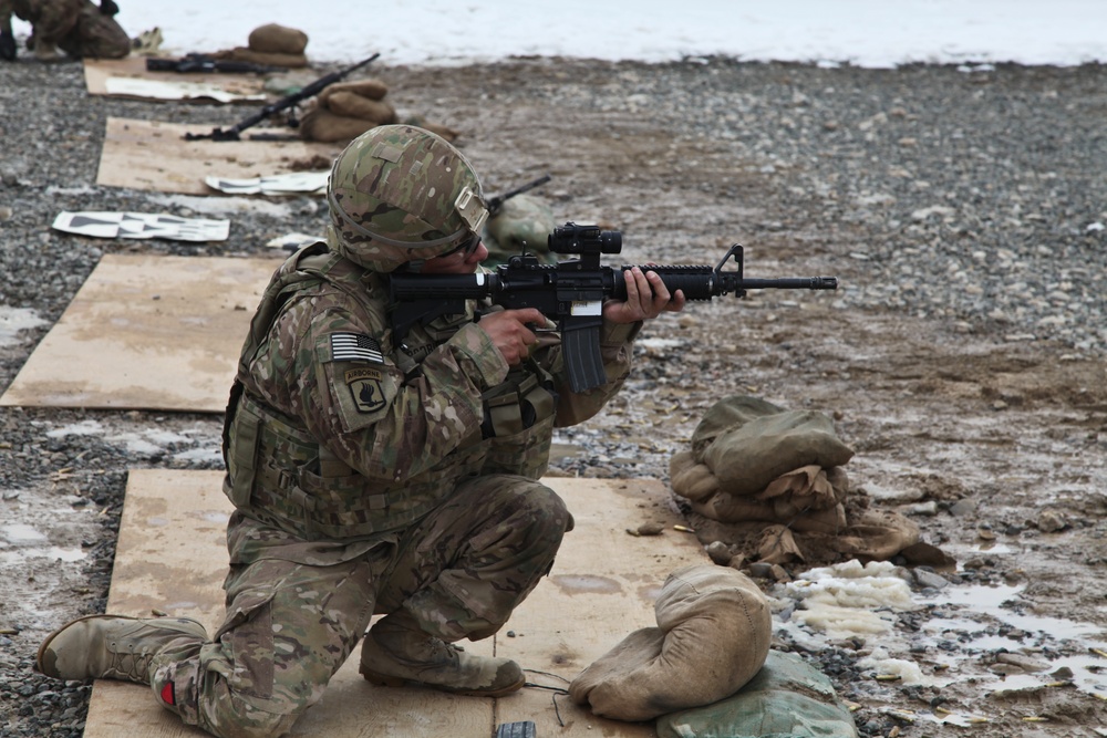 173rd Airborne Brigade Combat Team Headquarters and Headquarters Company Qualification Range