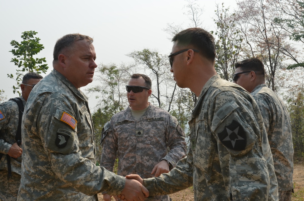 Korean soldiers augment Baker Company for Cobra Gold