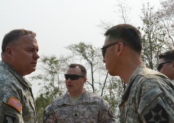 Korean soldiers augment Baker Company for Cobra Gold