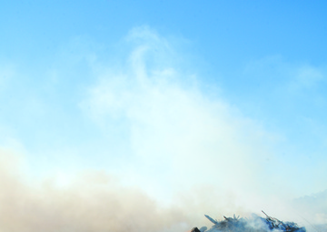 Base conducts prescribed burn