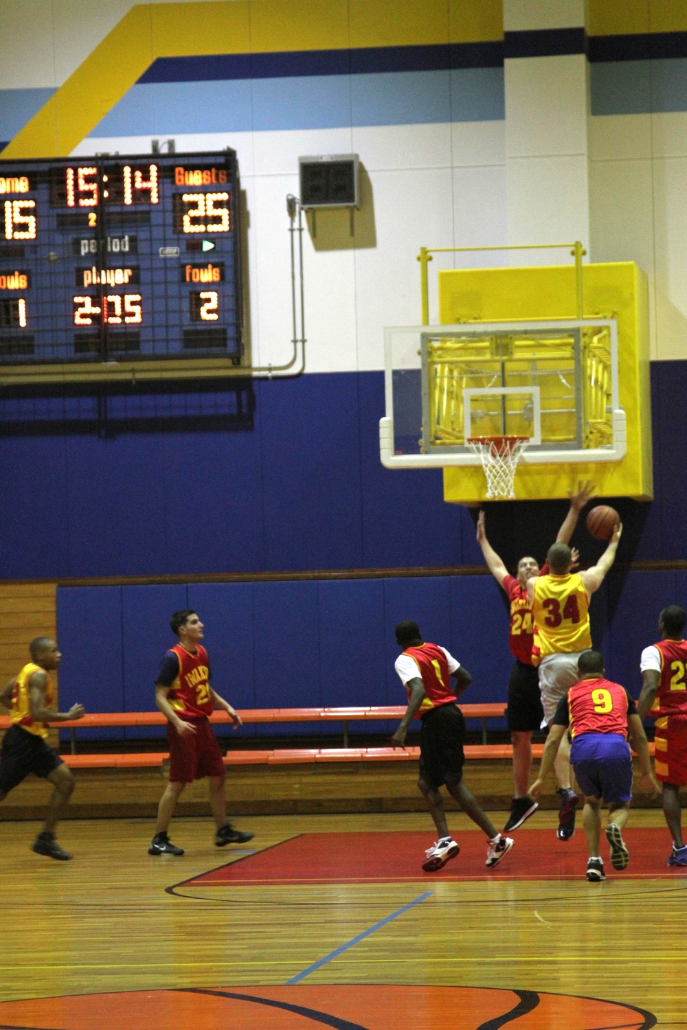 Intramural basketball kicks off aboard station