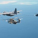 Double helo refuel over Africa