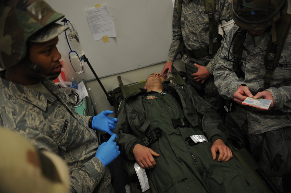 Medics provide top notch care during Sharpshooter 13-2 exercise